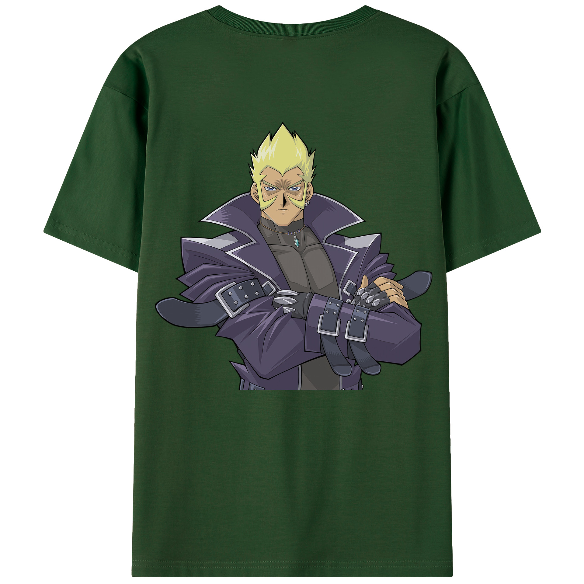 （画像用） 遊☆戯☆王 Yu-Gi-Oh! 綿100％半袖Tシャツ（背面プリント）